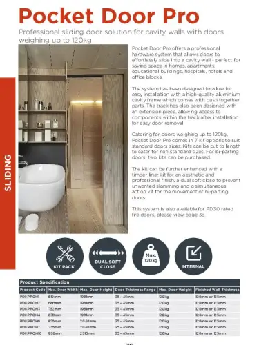 Pocket Door Pro Brochure