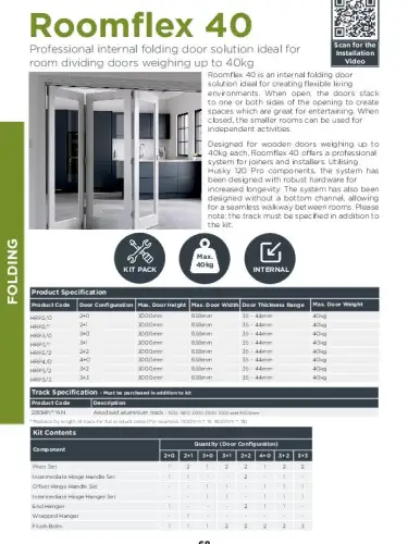 Roomflex 40 Brochure