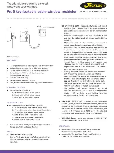 Pro 5 Datasheet