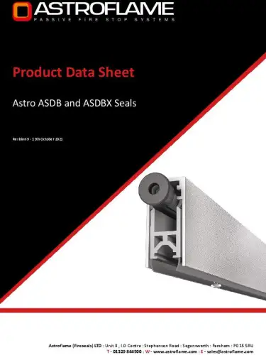 Astroflame Rebated Drop Seals