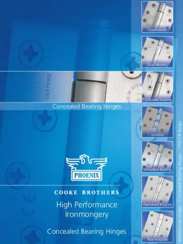 Concealed Bearing Hinges Brochure