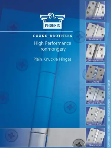 Plain Knuckle Hinges Brochure