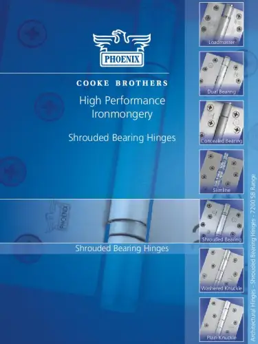 Shrouded Bearing Hinges Brochure