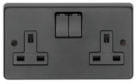 34224/2 From The Anvil MB Double 13 Amp Switched Socket