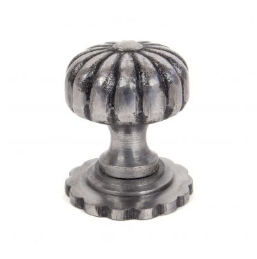 Click Here To Enlarge This Photo Of 83508 From The Anvil Natural Smooth Cabinet Knob (with base) - Small