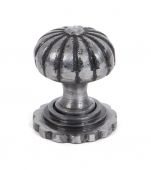 83510 From The Anvil Natural Smooth Cabinet Knob (with base) - Large