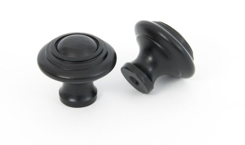 Click Here To Enlarge This Photo Of 83511 From The Anvil Black Cabinet Knob - Small