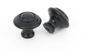 83511 From The Anvil Black Cabinet Knob - Small