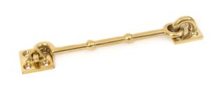 83547 From The Anvil Polished Brass 6'' Cabin Hook