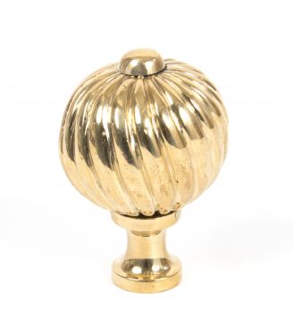 Click Here To Enlarge This Photo Of 83551 From The Anvil Polished Brass Spiral Cabinet Knob - Medium