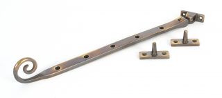83569 From The Anvil Aged Brass 12" Monkeytail Stay