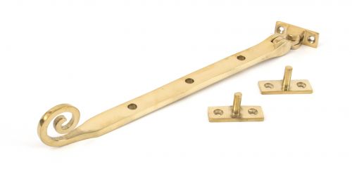 Click Here To Enlarge This Photo Of 83595 From The Anvil Polished Brass 10" Monkeytail Stay