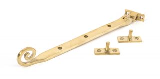 83595 From The Anvil Polished Brass 10" Monkeytail Stay