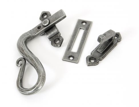Click Here To Enlarge This Photo Of 33710 From The Anvil Pewter Shepherd's Crook Fastener LH - Locking