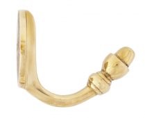 83524 From The Anvil Polished Brass Coat Hook