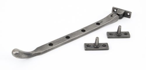 Click Here To Enlarge This Photo Of 33747 From The Anvil Antique Pewter 10'' Peardrop Stay