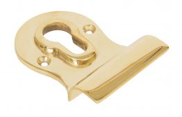 83827 From The Anvil Polished Brass Euro Door Pull