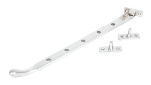Click Here To Enlarge This Photo Of 33349 From The Anvil Satin Chrome 12" Cast Pear Drop Stay