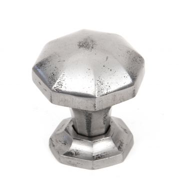 Click Here To Enlarge This Photo Of 33366 From The Anvil Natural Smooth Octagonal Cabinet Knobs - Small