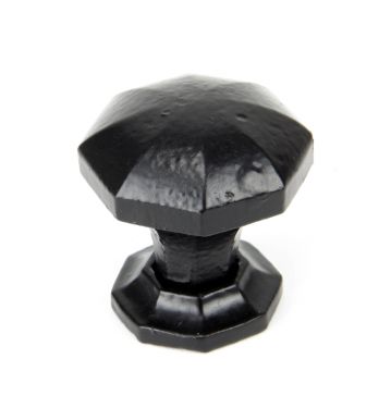 Click Here To Enlarge This Photo Of 33372 From The Anvil Black Octagonal Cabinet Knobs - Small