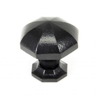 Click Here To Enlarge This Photo Of 33373 From The Anvil Black Octagonal Cabinet Knobs - Large