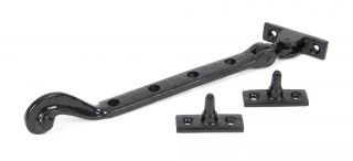 73135 From The Anvil Black Antique 9" Rosehead Stay
