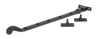 73137 From The Anvil Black Antique 13" Rosehead Stay