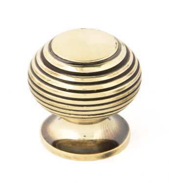 Click Here To Enlarge This Photo Of 83865 From The Anvil Aged Brass Beehive Cabinet Knob - Small