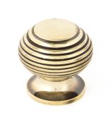 83865 From The Anvil Aged Brass Beehive Cabinet Knob - Small