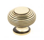 83866 From The Anvil Aged Brass Beehive Cabinet Knob - Large
