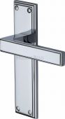 ATL5710-PC Heritage Brass Door Handle Lever Latch Atlantis Design Polished Chrome Finish