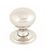 83884 From The Anvil Polished Nickel Mushroom Cabinet Knob - Small