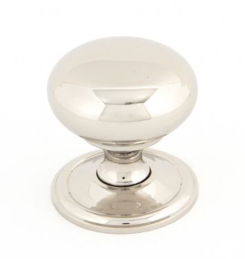Click Here To Enlarge This Photo Of 83878 From The Anvil Polished Nickel Mushroom Cabinet Knob - Large