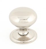 83878 From The Anvil Polished Nickel Mushroom Cabinet Knob - Large