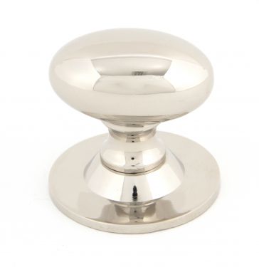 Click Here To Enlarge This Photo Of 83880 From The Anvil Polished Nickel Oval Cabinet Knob - Large