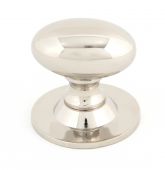 83880 From The Anvil Polished Nickel Oval Cabinet Knob - Large