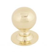 83887 From The Anvil Polished Brass Ball Cabinet Knob - Small
