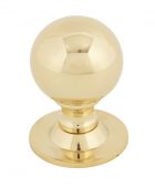 83881 From The Anvil Polished Brass Ball Cabinet Knob - Large