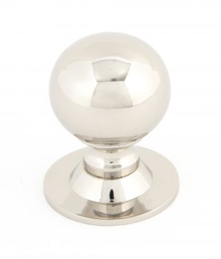Click Here To Enlarge This Photo Of 83888 From The Anvil Polished Nickel Ball Cabinet Knob - Small
