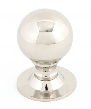 Click Here To Enlarge This Photo Of 83882 From The Anvil Polished Nickel Ball Cabinet Knob - Large