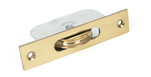 Click Here To Enlarge This Photo Of 83891 From The Anvil Polished Brass Square Ended Sash Pulley 75kg