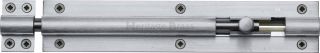 C1584 8-SC Heritage Brass Door Bolt Straight 8" x 1 ½"" Satin Chrome Finish