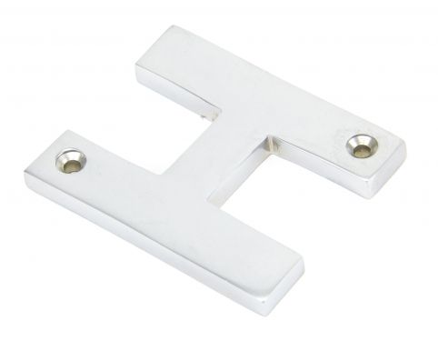 Click Here To Enlarge This Photo Of 83804H From The Anvil Satin Chrome Letter 'H'