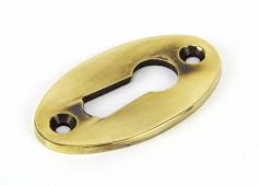 83818 From The Anvil Aged Brass Oval Escutcheons