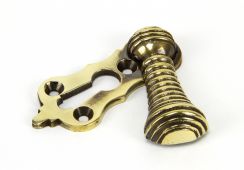 83817 From The Anvil Aged Brass Beehive Escutcheons