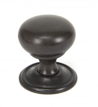 Click Here To Enlarge This Photo Of 90344 From The Anvil Aged Bronze Mushroom Cabinet Knob - Large