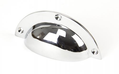 Click Here To Enlarge This Photo Of 91523 From The Anvil Polished Chrome 4" Plain Drawer Pull