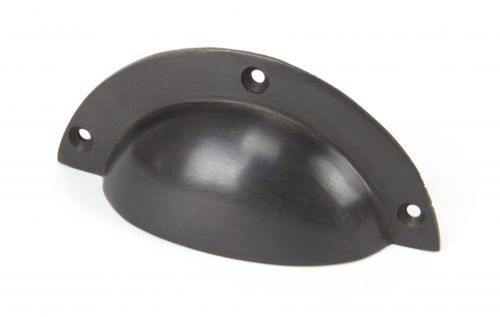 Click Here To Enlarge This Photo Of 91525 From The Anvil Aged Bronze 4" Plain Drawer Pull