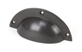 91525 From The Anvil Aged Bronze 4" Plain Drawer Pull