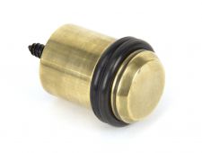91514 From The Anvil Aged Brass Floor Mounted Door Stop